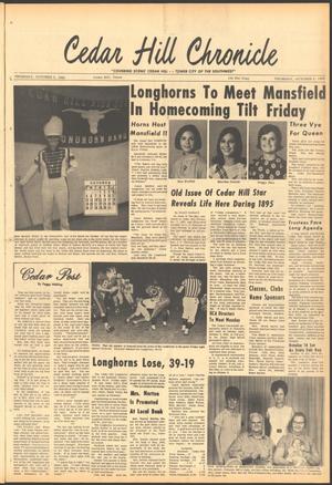 Cedar Hill Chronicle (Cedar Hill, Tex.), Vol. 5, No. 18, Ed. 1 Thursday, October 2, 1969