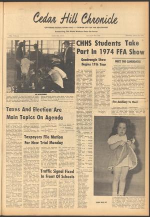 Cedar Hill Chronicle (Cedar Hill, Tex.), Vol. 9, No. 31, Ed. 1 Thursday, March 28, 1974