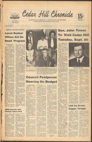 Cedar Hill Chronicle (Cedar Hill, Tex.), Vol. 14, No. 1, Ed. 1 Thursday, August 25, 1977