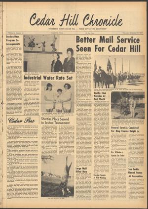Cedar Hill Chronicle (Cedar Hill, Tex.), Vol. 5, No. 34, Ed. 1 Thursday, February 19, 1970