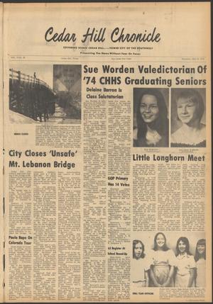 Cedar Hill Chronicle (Cedar Hill, Tex.), Vol. 9, No. 38, Ed. 1 Thursday, May 16, 1974