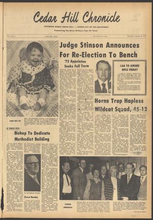 Cedar Hill Chronicle (Cedar Hill, Tex.), Vol. 9, No. 8, Ed. 1 Thursday, October 18, 1973