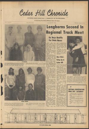 Cedar Hill Chronicle (Cedar Hill, Tex.), Vol. 9, No. 35, Ed. 1 Thursday, April 25, 1974
