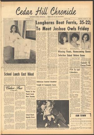 Cedar Hill Chronicle (Cedar Hill, Tex.), Vol. 4, No. 23, Ed. 1 Thursday, October 31, 1968