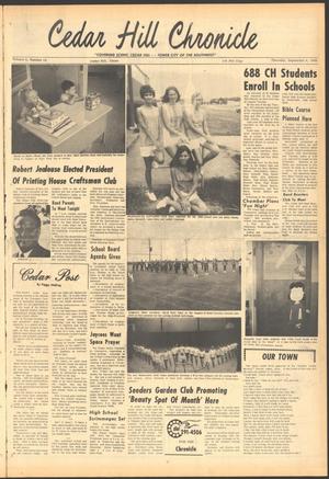 Cedar Hill Chronicle (Cedar Hill, Tex.), Vol. 5, No. 15, Ed. 1 Thursday, September 4, 1969