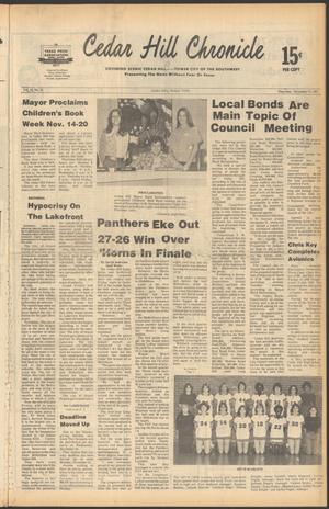 Cedar Hill Chronicle (Cedar Hill, Tex.), Vol. 14, No. 13, Ed. 1 Thursday, November 17, 1977