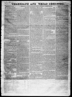 Primary view of object titled 'Telegraph and Texas Register (Houston, Tex.), Vol. 4, No. 49, Ed. 1, Tuesday, May 21, 1839'.