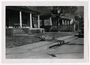 Primary view of object titled '[Photograph of Houses Seegar Street]'.