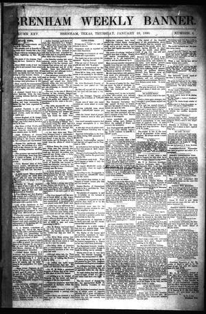 Brenham Weekly Banner. (Brenham, Tex.), Vol. 25, No. 4, Ed. 1 Thursday, January 23, 1890