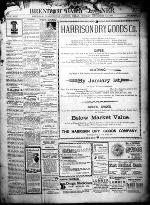 Brenham Daily Banner. (Brenham, Tex.), Vol. 22, No. 301, Ed. 1 Sunday, December 12, 1897