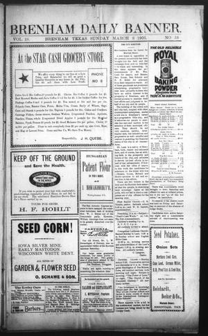Brenham Daily Banner. (Brenham, Tex.), Vol. 28, No. 59, Ed. 1 Sunday, March 8, 1903