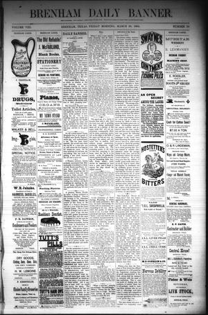 Brenham Daily Banner. (Brenham, Tex.), Vol. 8, No. 76, Ed. 1 Friday, March 30, 1883