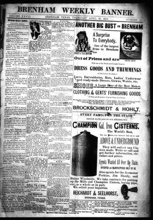 Brenham Daily Banner. (Brenham, Tex.), Vol. 18, No. 15, Ed. 1 Thursday, April 20, 1893