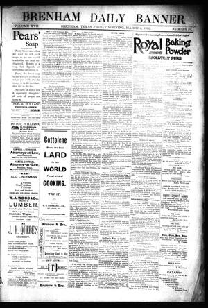 Brenham Daily Banner. (Brenham, Tex.), Vol. 17, No. 56, Ed. 1 Friday, March 4, 1892