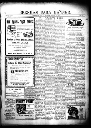 Brenham Daily Banner. (Brenham, Tex.), Vol. 26, No. 88, Ed. 1 Friday, April 12, 1901