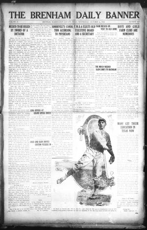The Brenham Daily Banner (Brenham, Tex.), Vol. 29, No. 167, Ed. 1 Wednesday, October 16, 1912