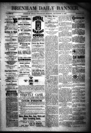 Brenham Daily Banner. (Brenham, Tex.), Vol. 10, No. 210, Ed. 1 Wednesday, September 2, 1885