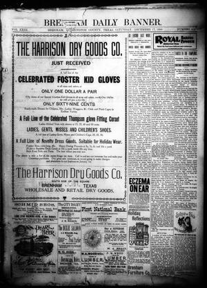 Brenham Daily Banner. (Brenham, Tex.), Vol. 23, No. 303, Ed. 1 Saturday, December 17, 1898