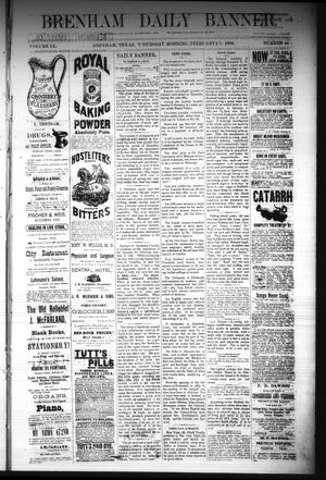 Brenham Daily Banner. (Brenham, Tex.), Vol. 9, No. 44, Ed. 1 Thursday, February 21, 1884