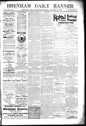 Brenham Daily Banner. (Brenham, Tex.), Vol. 17, No. 17, Ed. 1 Tuesday, January 19, 1892
