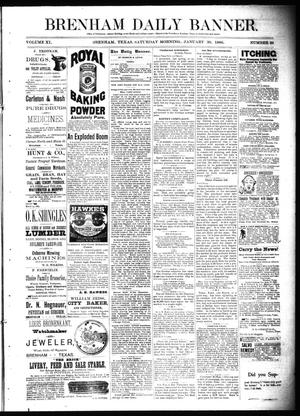 Brenham Daily Banner. (Brenham, Tex.), Vol. 11, No. 25, Ed. 1 Saturday, January 30, 1886