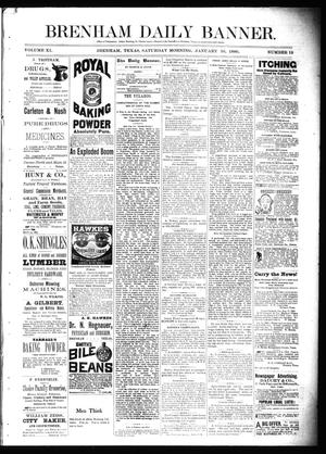Brenham Daily Banner. (Brenham, Tex.), Vol. 11, No. 13, Ed. 1 Saturday, January 16, 1886