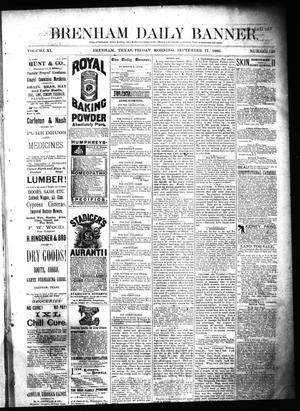 Brenham Daily Banner. (Brenham, Tex.), Vol. 11, No. 123, Ed. 1 Friday, September 17, 1886