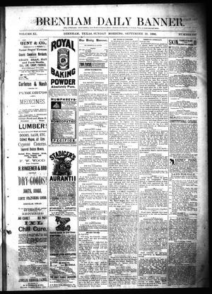 Brenham Daily Banner. (Brenham, Tex.), Vol. 11, No. 125, Ed. 1 Sunday, September 19, 1886