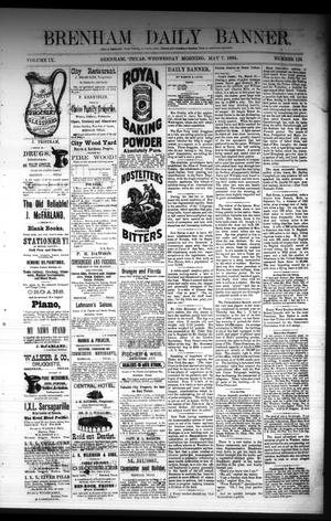 Brenham Daily Banner. (Brenham, Tex.), Vol. 9, No. 123, Ed. 1 Wednesday, May 7, 1884