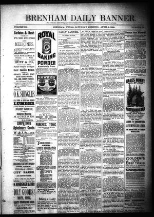 Brenham Daily Banner. (Brenham, Tex.), Vol. 11, No. 79, Ed. 1 Saturday, April 3, 1886