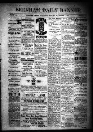 Brenham Daily Banner. (Brenham, Tex.), Vol. 10, No. 216, Ed. 1 Wednesday, September 9, 1885