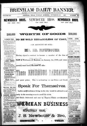 Brenham Daily Banner. (Brenham, Tex.), Vol. 12, No. 224, Ed. 1 Tuesday, September 27, 1887