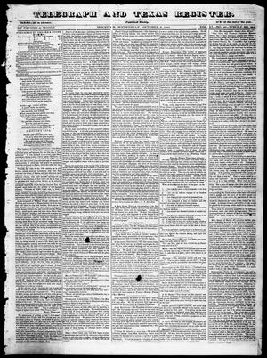 Telegraph and Texas Register (Houston, Tex.), Vol. 6, No. 45, Ed. 1, Wednesday, October 6, 1841