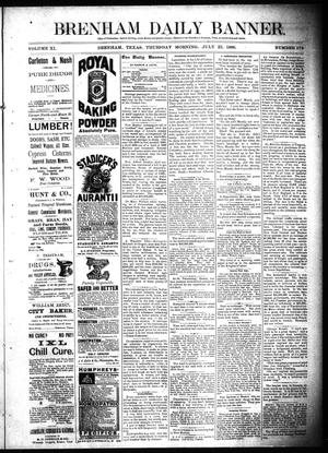 Brenham Daily Banner. (Brenham, Tex.), Vol. 11, No. 172, Ed. 1 Thursday, July 22, 1886