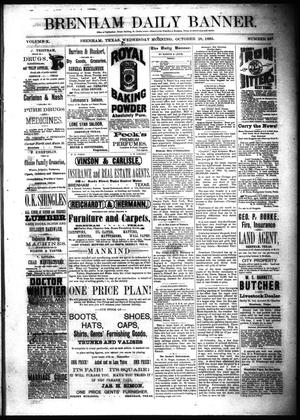 Brenham Daily Banner. (Brenham, Tex.), Vol. 10, No. 265, Ed. 1 Wednesday, October 28, 1885
