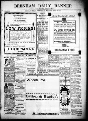 Brenham Daily Banner. (Brenham, Tex.), Vol. 21, No. 104, Ed. 1 Wednesday, April 29, 1896