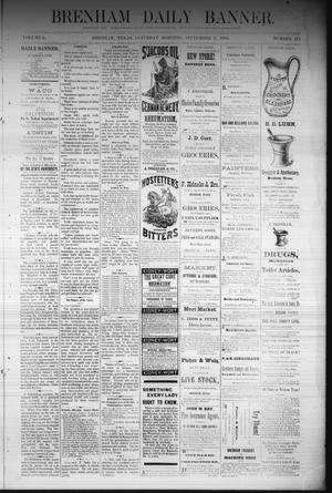 Brenham Daily Banner. (Brenham, Tex.), Vol. 6, No. 211, Ed. 1 Saturday, September 3, 1881