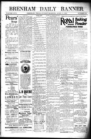 Brenham Daily Banner. (Brenham, Tex.), Vol. 17, No. 82, Ed. 1 Sunday, April 3, 1892