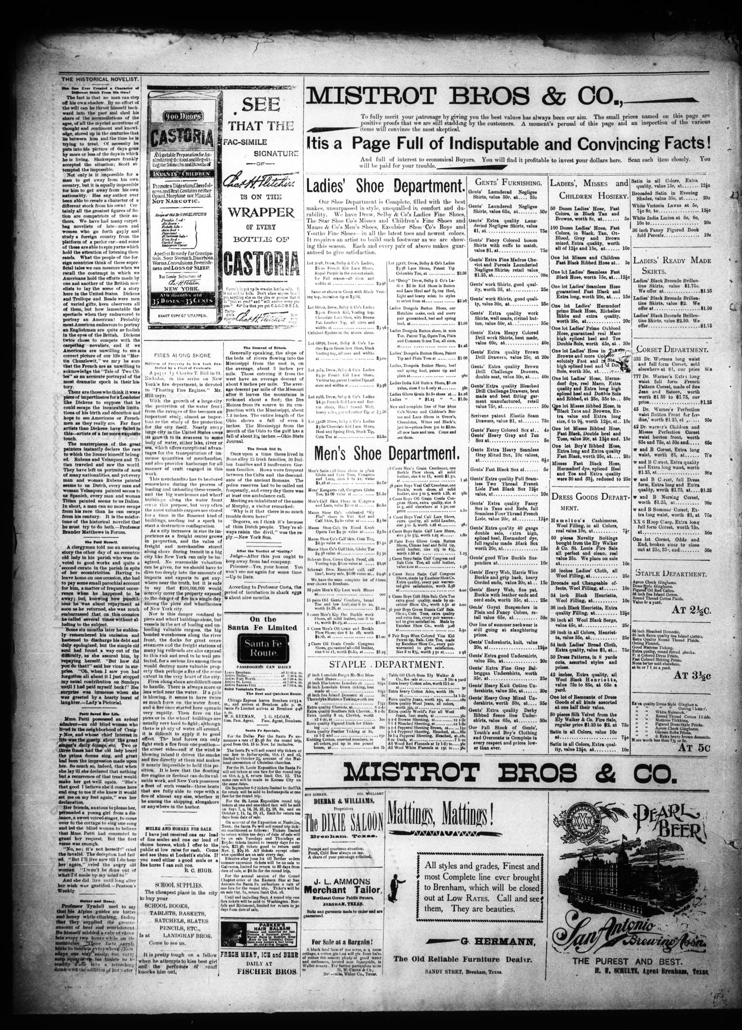 Brenham Daily Banner. (Brenham, Tex.), Vol. 22, No. 252, Ed. 1 Thursday, October 14, 1897
                                                
                                                    [Sequence #]: 4 of 4
                                                