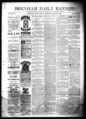 Brenham Daily Banner. (Brenham, Tex.), Vol. 11, No. 135, Ed. 1 Friday, October 1, 1886