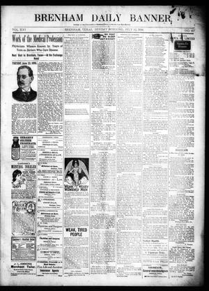 Primary view of object titled 'Brenham Daily Banner. (Brenham, Tex.), Vol. 21, No. 167, Ed. 1 Sunday, July 12, 1896'.