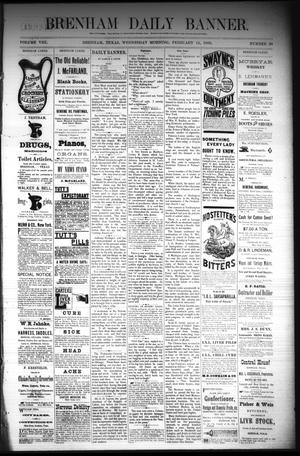 Brenham Daily Banner. (Brenham, Tex.), Vol. 8, No. 38, Ed. 1 Wednesday, February 14, 1883