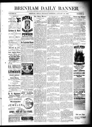 Brenham Daily Banner. (Brenham, Tex.), Vol. 11, No. 23, Ed. 1 Thursday, January 28, 1886
