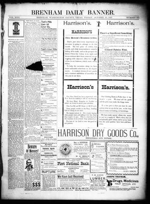 Brenham Daily Banner. (Brenham, Tex.), Vol. 22, No. 265, Ed. 1 Friday, October 29, 1897