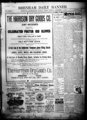 Brenham Daily Banner. (Brenham, Tex.), Vol. 23, No. 302, Ed. 1 Friday, December 16, 1898