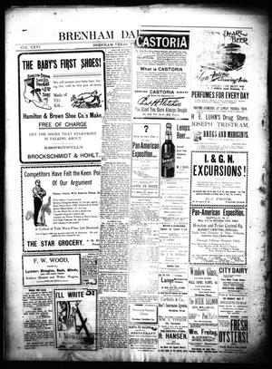 Brenham Daily Banner. (Brenham, Tex.), Vol. 26, No. 105, Ed. 1 Wednesday, May 1, 1901