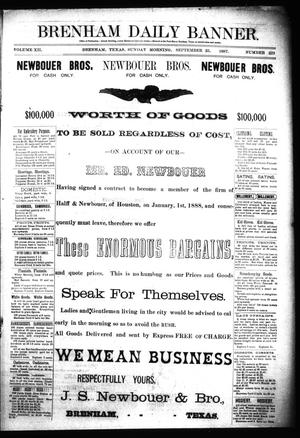 Brenham Daily Banner. (Brenham, Tex.), Vol. 12, No. 223, Ed. 1 Sunday, September 25, 1887
