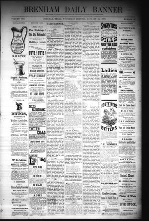 Brenham Daily Banner. (Brenham, Tex.), Vol. 8, No. 20, Ed. 1 Wednesday, January 24, 1883