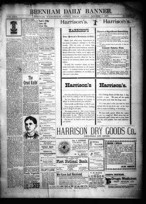 Brenham Daily Banner. (Brenham, Tex.), Vol. 22, No. 255, Ed. 1 Sunday, October 17, 1897