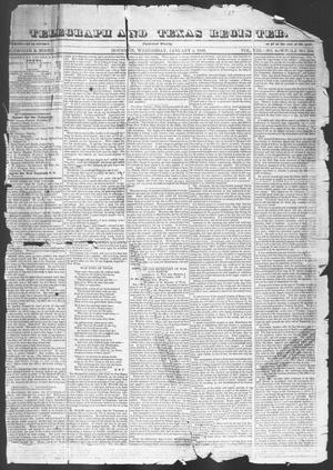 Telegraph and Texas Register (Houston, Tex.), Vol. 8, No. 3, Ed. 1, Wednesday, January 4, 1843